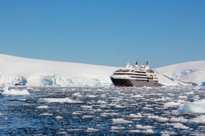 arctic cruisevessel in Iceland