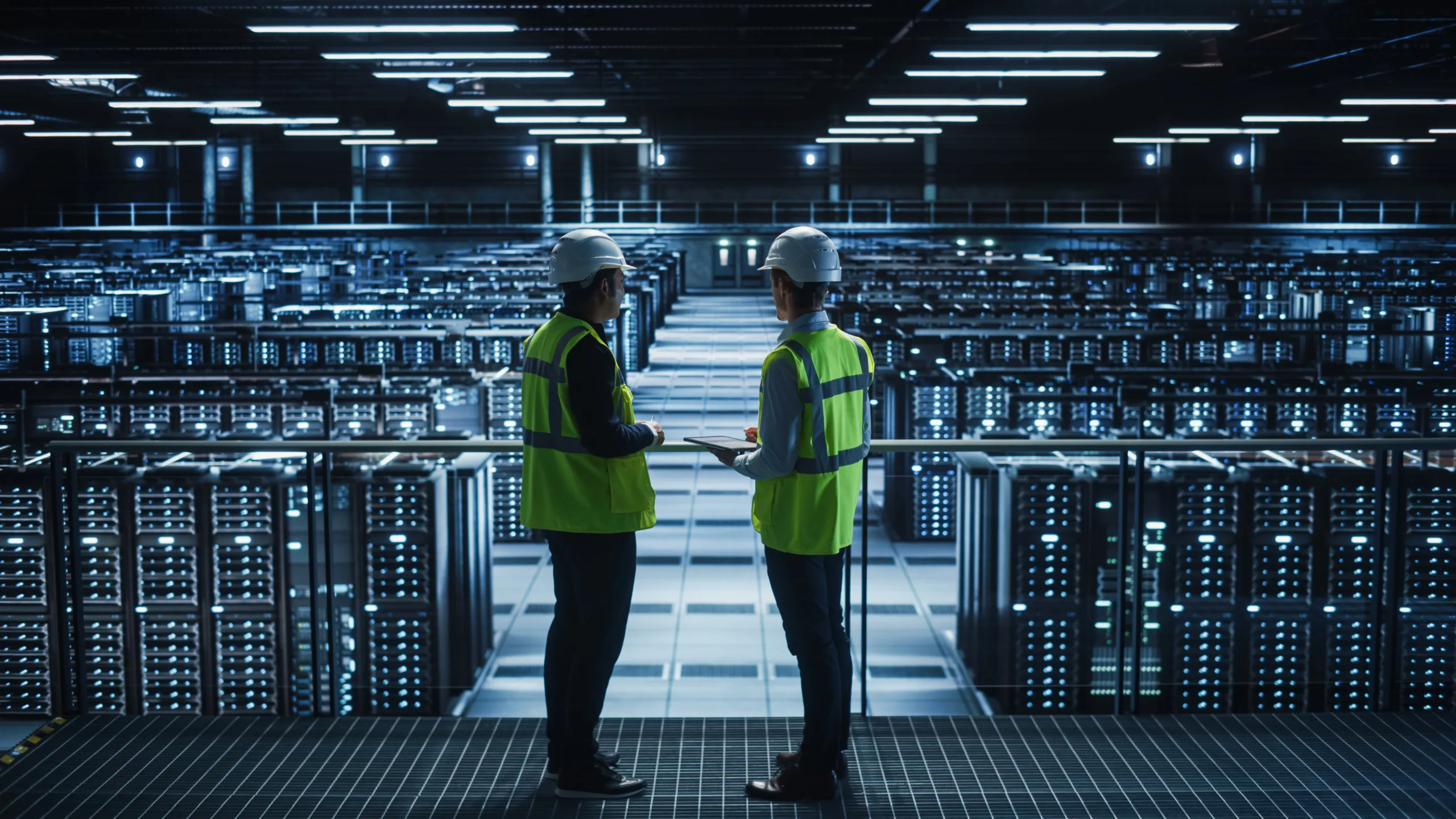 Datacenter with engineers